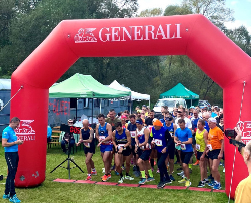 Štartová čiara cestného behu